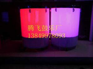七彩磨砂双灯遥控定色水鼓